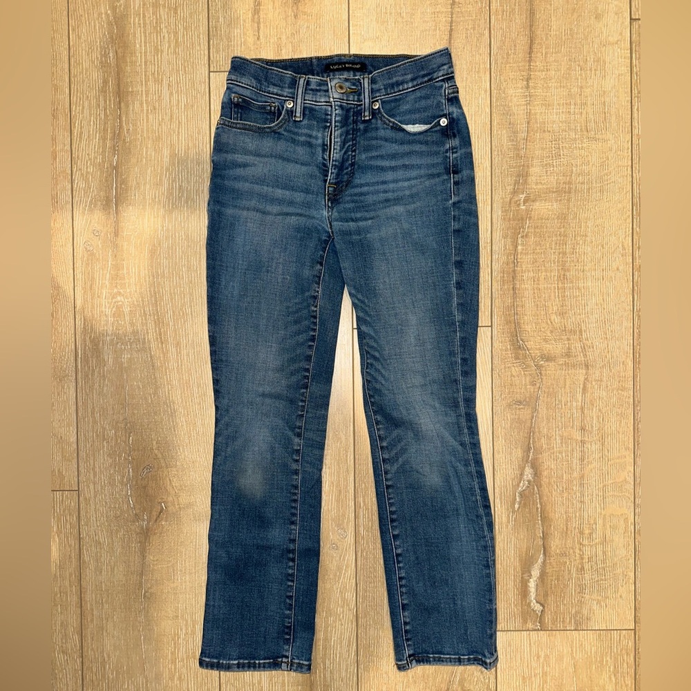 Lucky Brand High Raise Straight Zoe Jeans